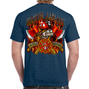 Bulldog Firefighter T-Shirt