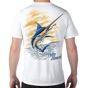 Palm Beach, FL Marlin Performance Tech T-Shirt