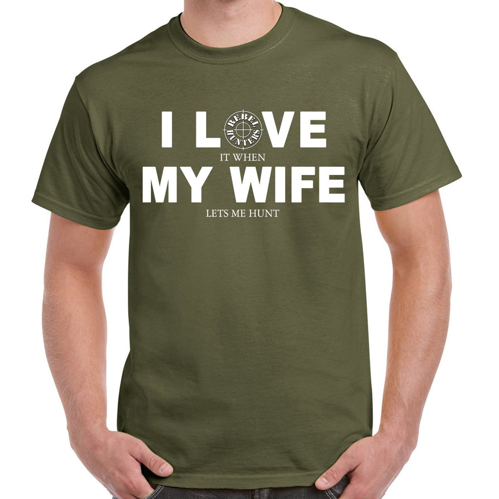 Rebel Hunters I Love My Wife T-Shirt