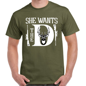 Rebel Hunters She Wants The D T-Shirt